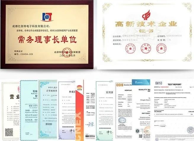 億佰特證書(shū)