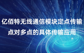 無線模塊點(diǎn)對多點(diǎn)定點(diǎn)傳輸?shù)木唧w應(yīng)用