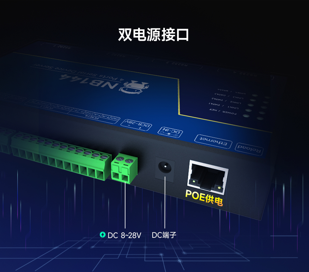 工業(yè)級4路串口服務(wù)器（14）