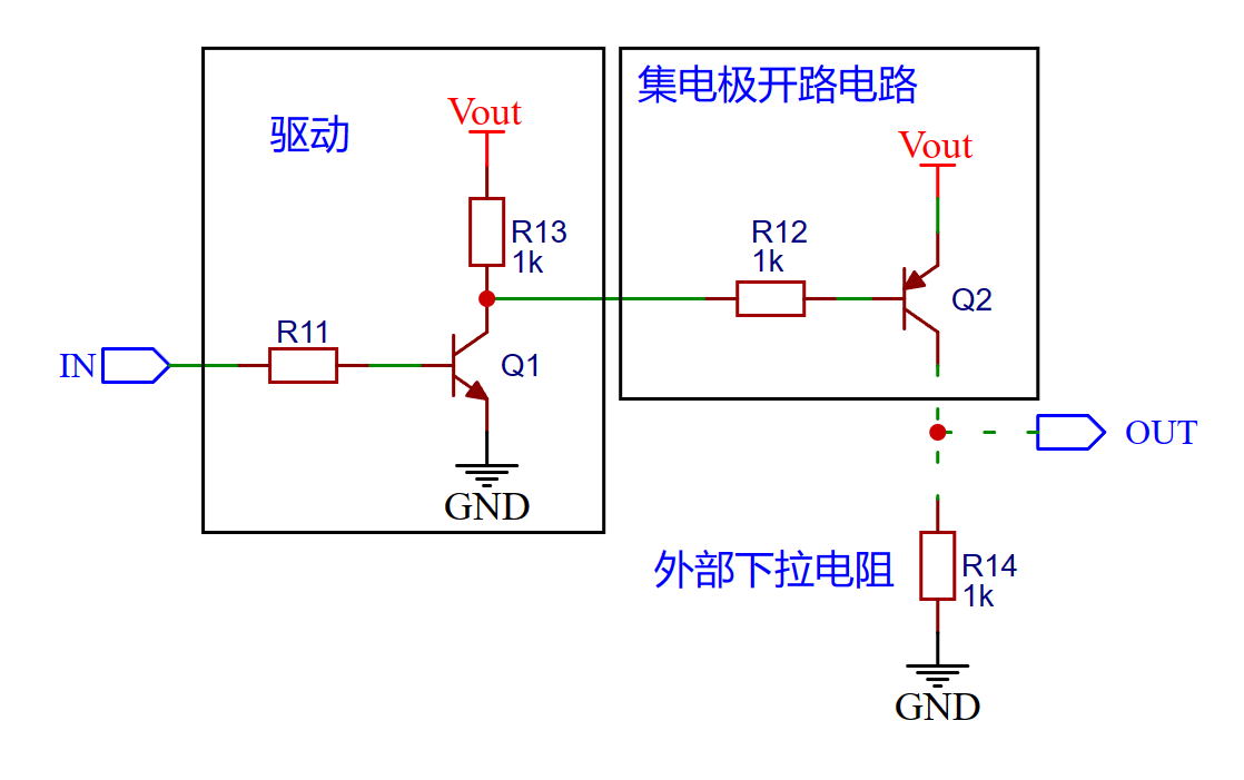 集電極開路電路2