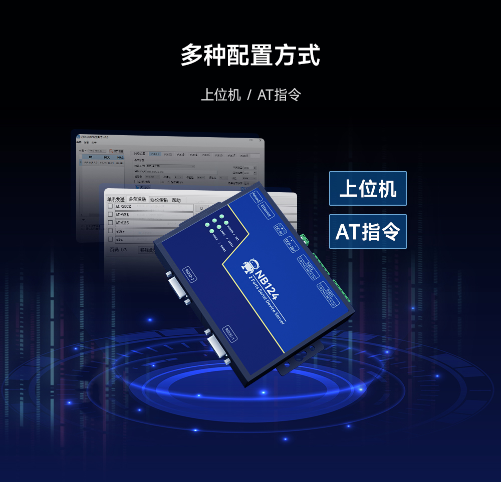 11工業(yè)級(jí)2路串口服務(wù)器