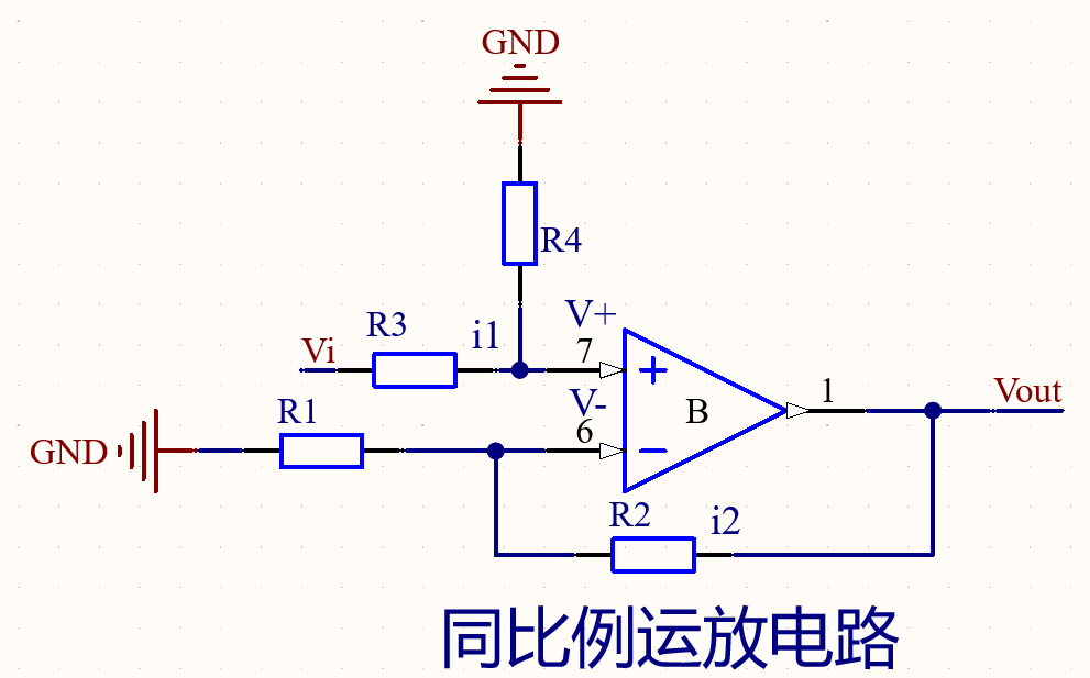 同相比例運放