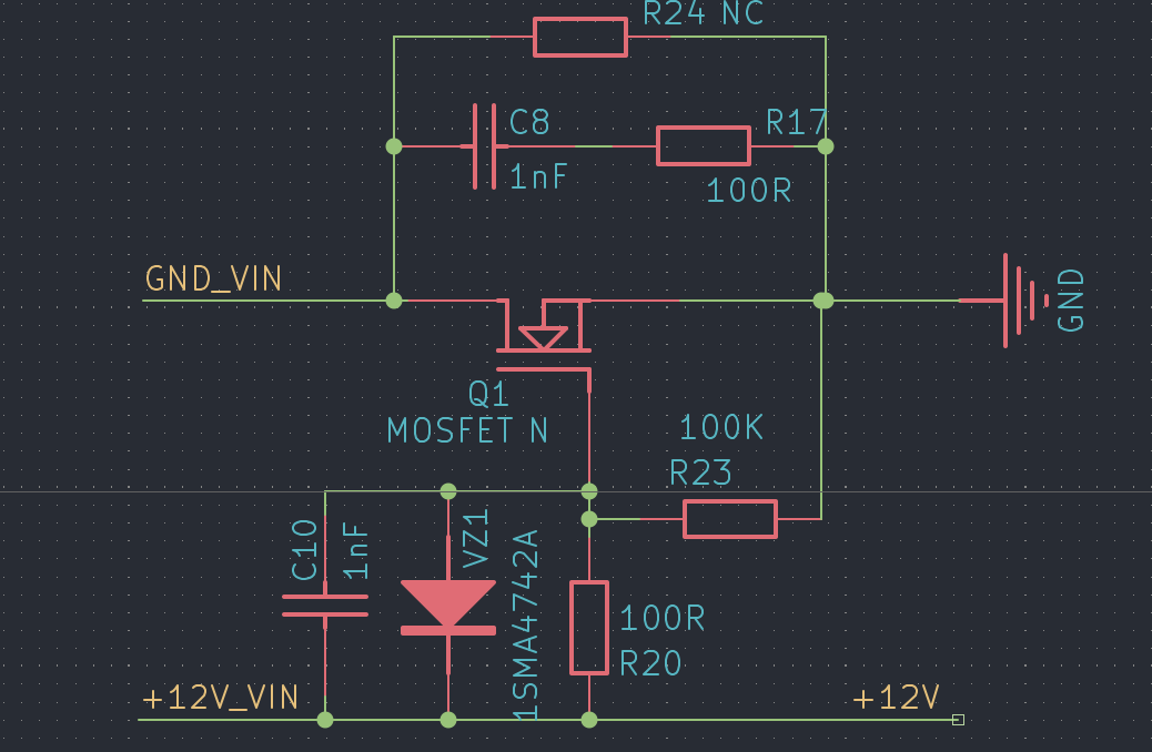 MOS管防反接電路2