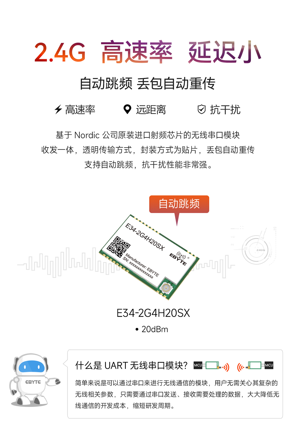E34-2G4H20SX 自動(dòng)跳頻無(wú)線(xiàn)模塊 (1)