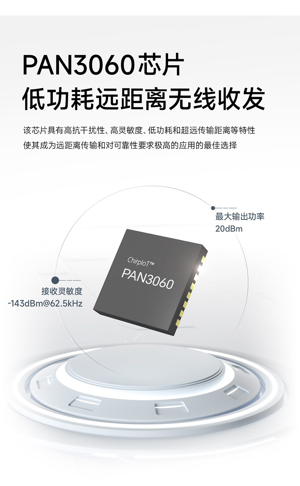 E290-400T30S 磐啟微PAN3060芯片ChirpIoT?擴(kuò)頻無線模塊 (4)
