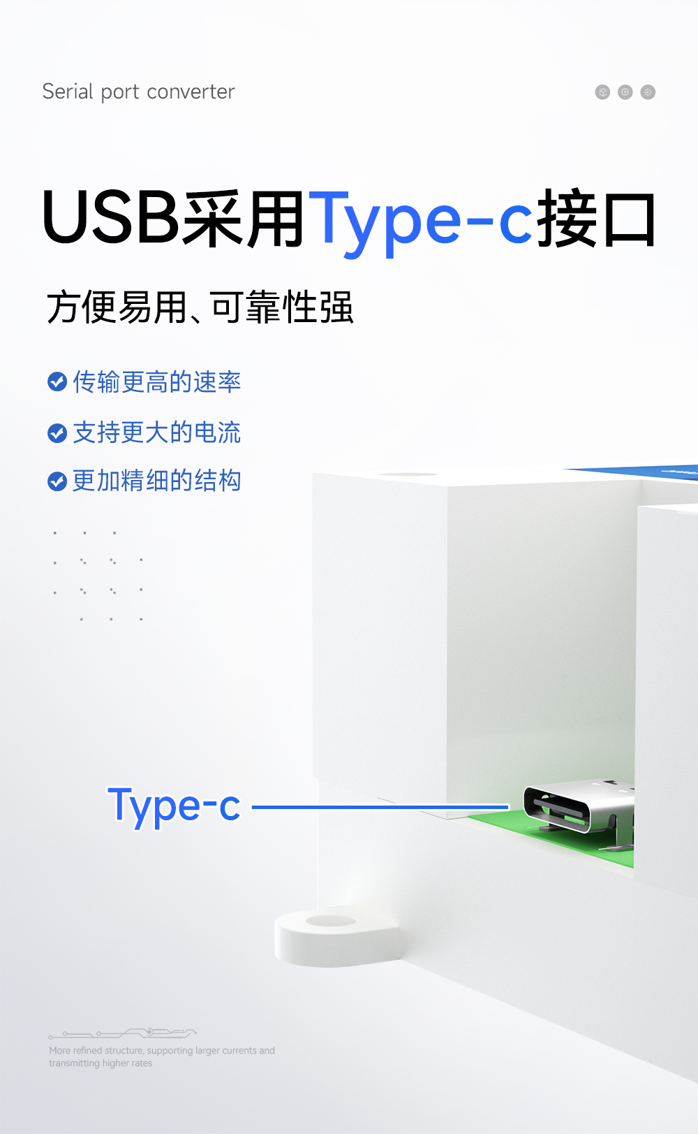 E810-U21CS 非隔離2路USB轉RS485轉換模塊 (6)
