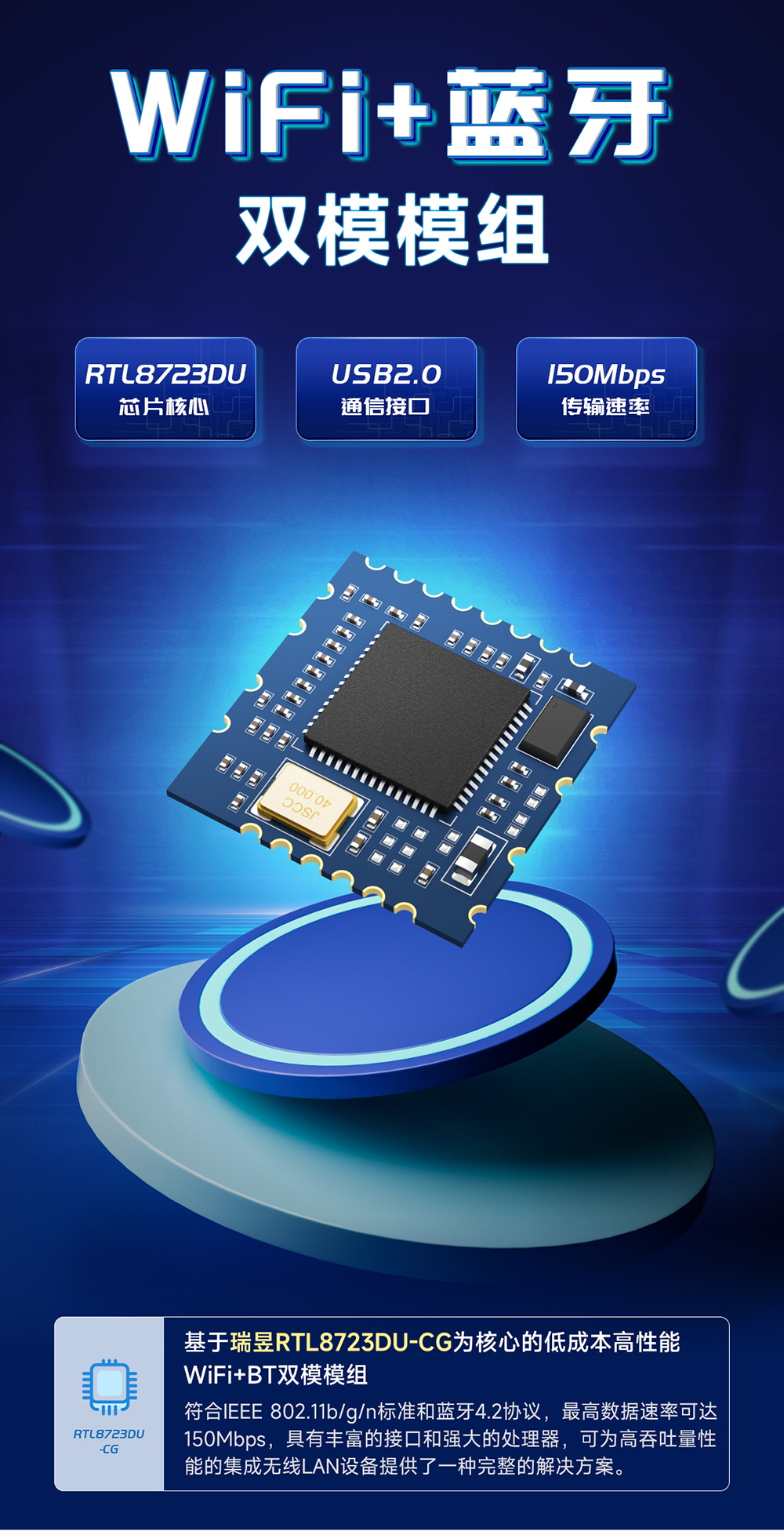 EWM103-WF8723DU 雙模藍牙wifi模組 (1)