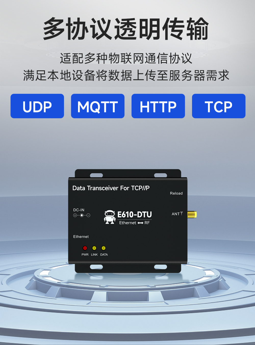 E610-DTU(433C30)E 無線數(shù)傳網(wǎng)關(guān) (5)