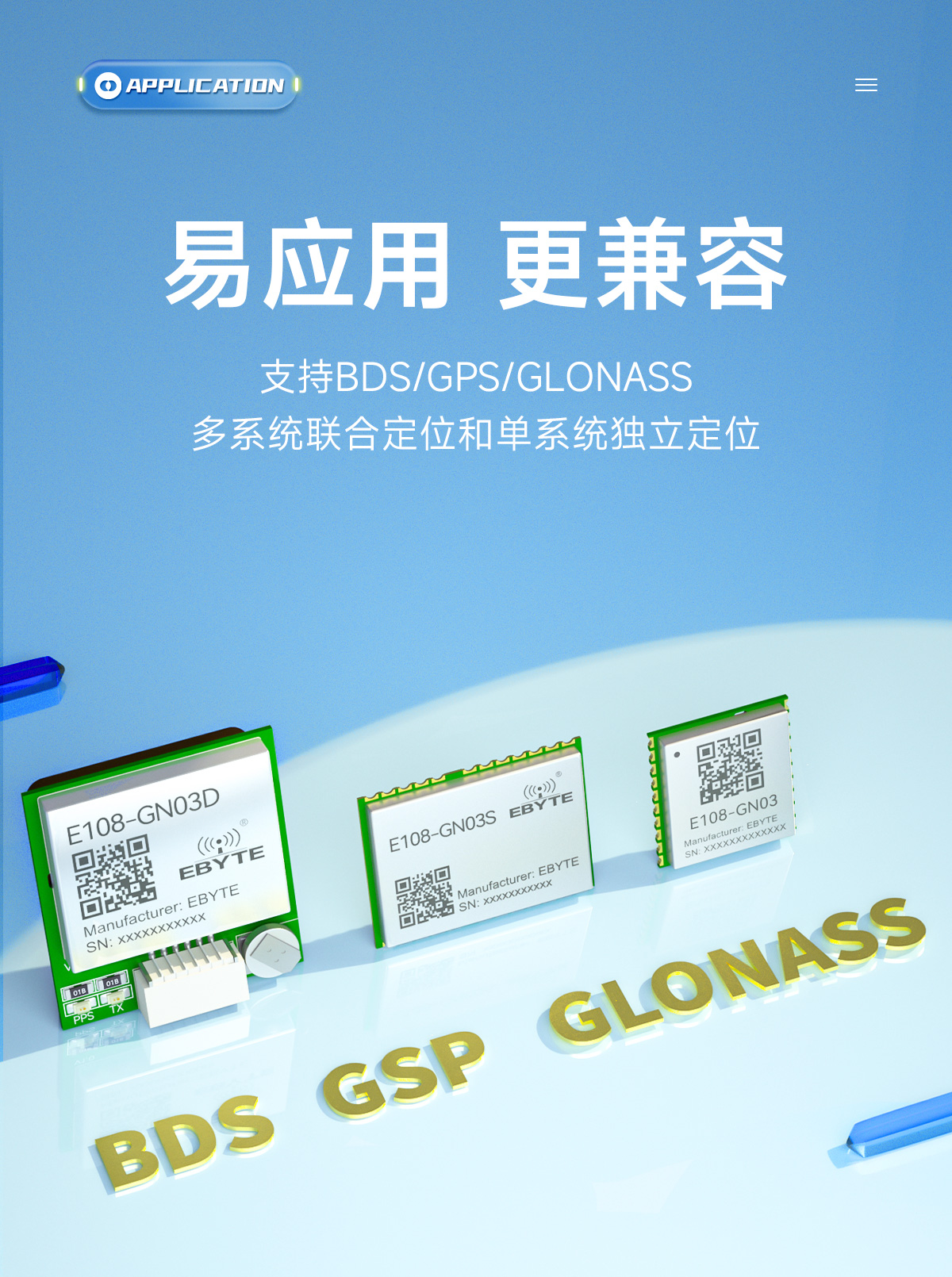 E108-GN03 多模衛(wèi)星導(dǎo)航定位模塊 詳情頁  (6)