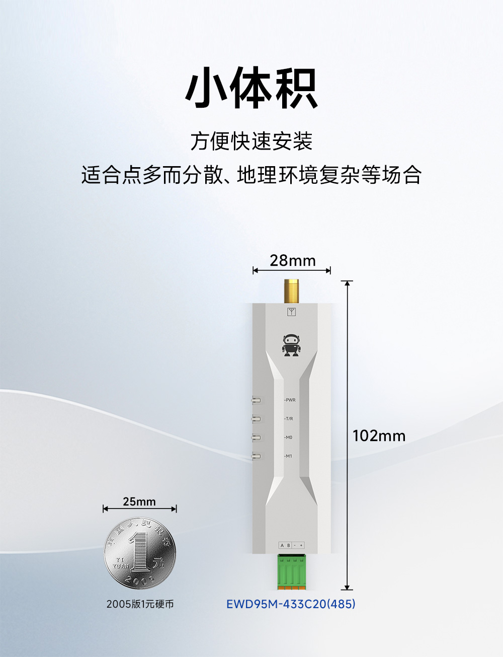 EWD95M-433C20(495) 微型高速連傳數(shù)傳電臺