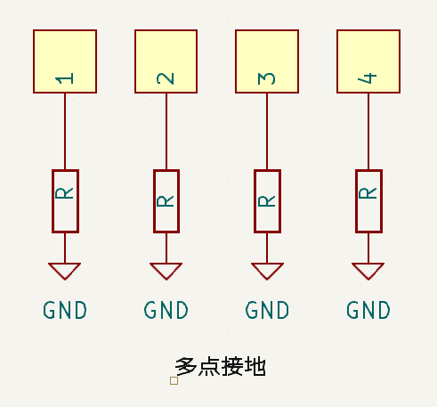 多點(diǎn)接地