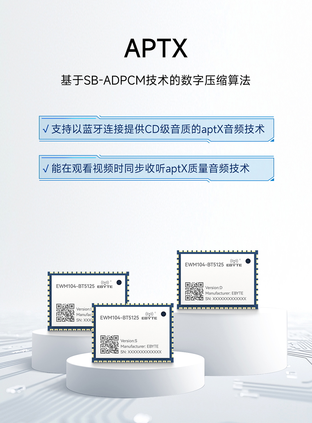 EWM104-BT5125(DAC) 藍牙音頻傳輸模塊  (5)