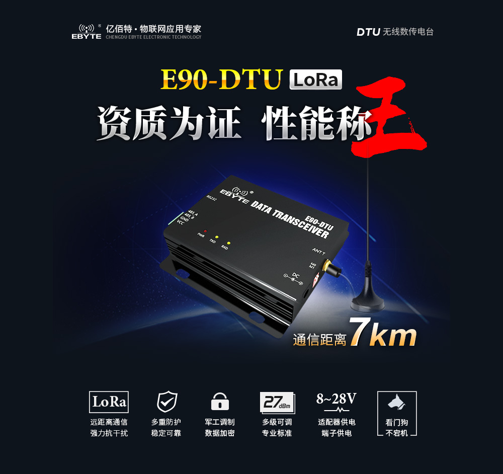 E90-DTU 2.4頻段數(shù)傳電臺(tái) (1)